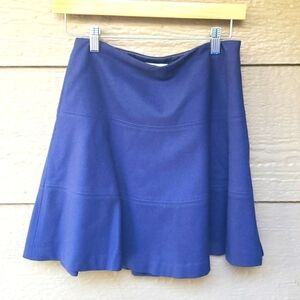 Boden Wool Navy A-line Skirt Size 4p